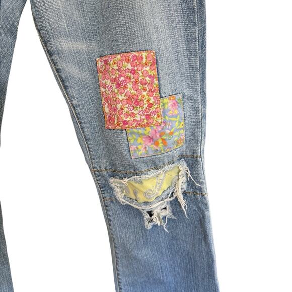 Vtg 2005 Levis 515 Bootcut Jeans Women's 10 Bohemian hippie Boho - Picture 4 of 12